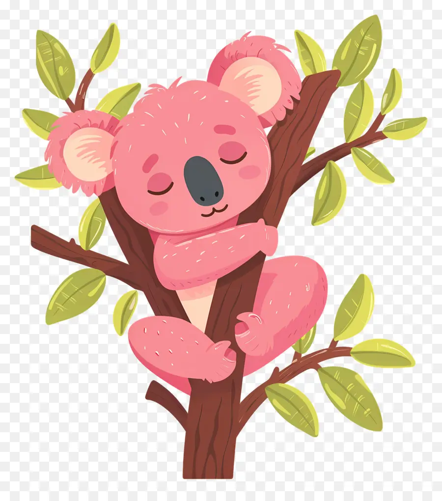 Lindo Koala，Koala Rosa PNG