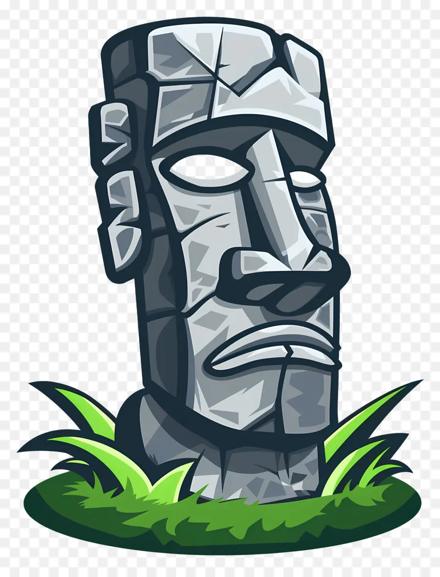 Moái，Estatua De Piedra PNG