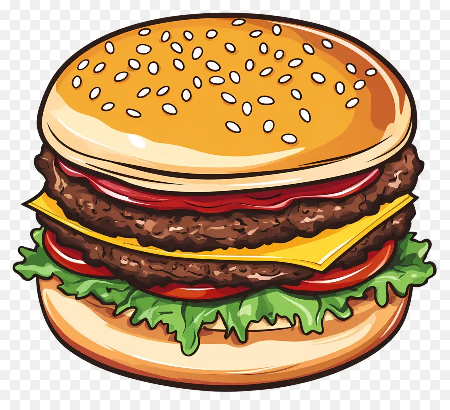 Hamburguesa De Carne，Hamburguesa Con Queso PNG