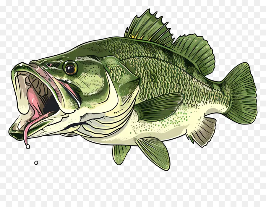 Pez Lubina，Ilustración De Peces PNG