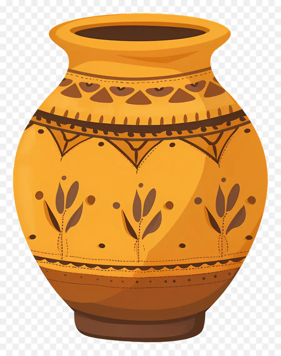 Olla India，Florero Decorativo PNG