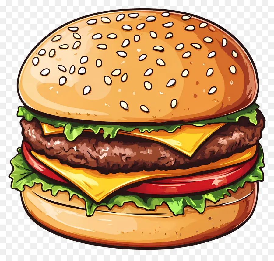 Hamburguesa De Carne，Hamburguesa Con Queso PNG