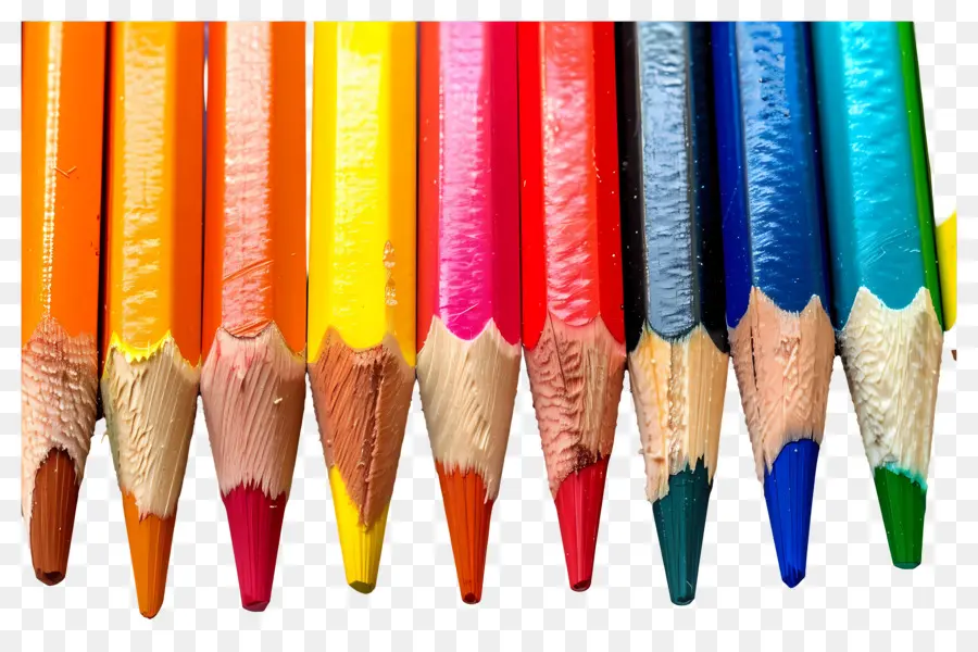 Lápices De Colores，Dibujo PNG