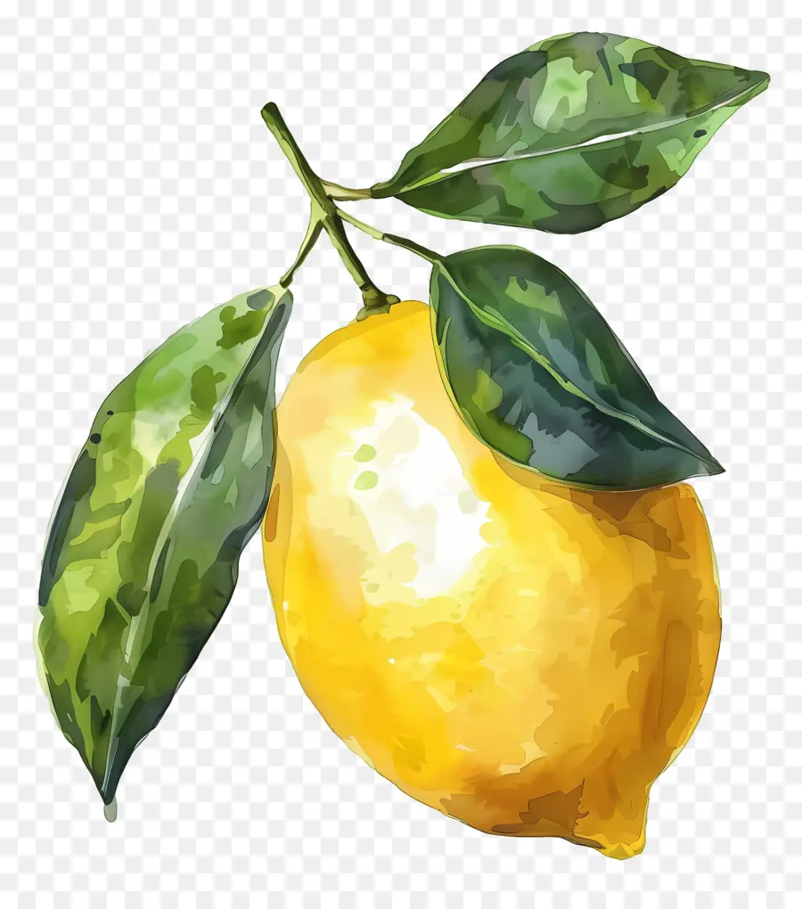 Limón Acuarela，Solo Limon PNG