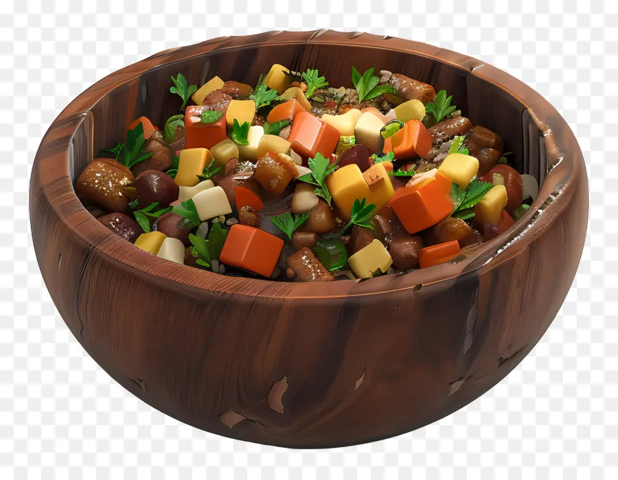 Comida Africana，Cuenco De Madera PNG