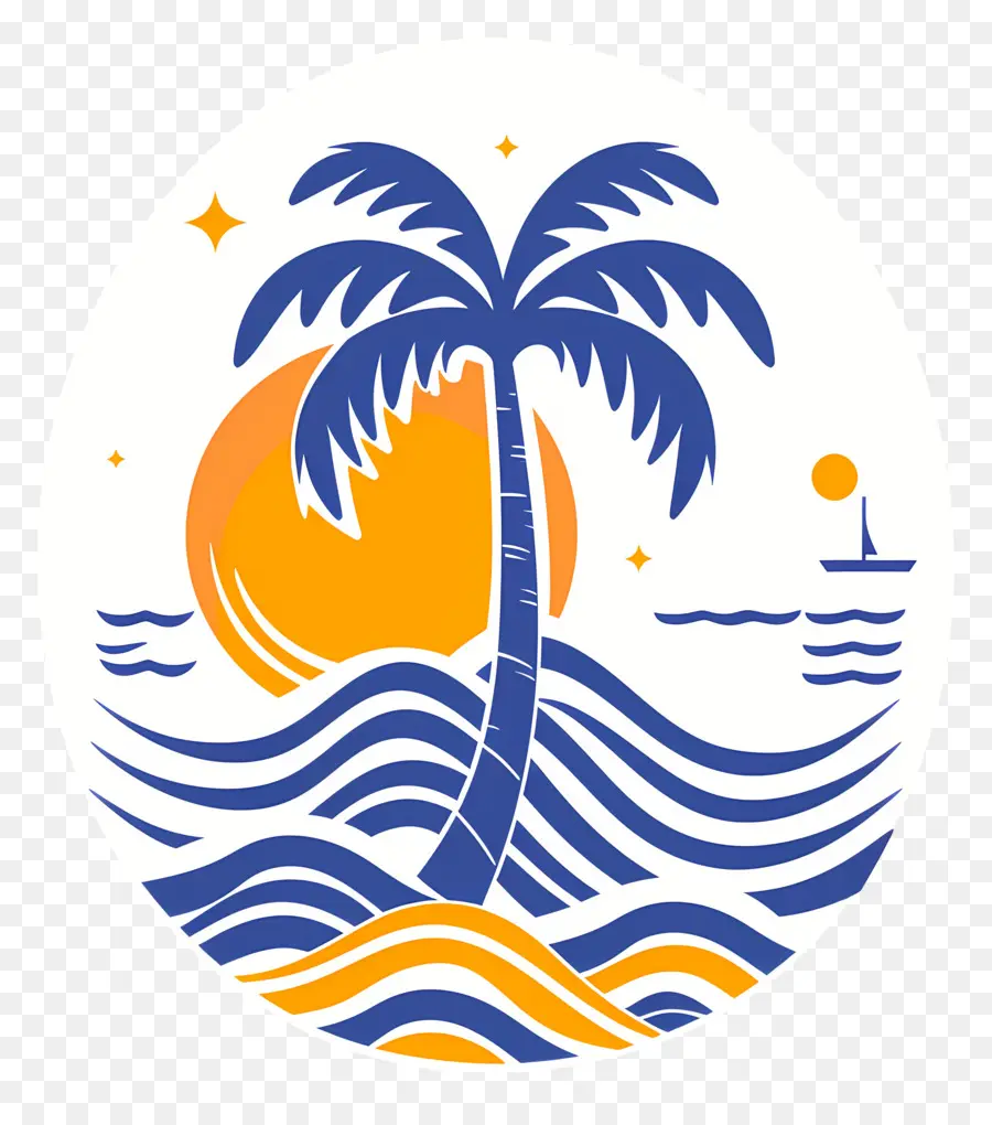 Logotipo De Playa，Playa Tropical PNG