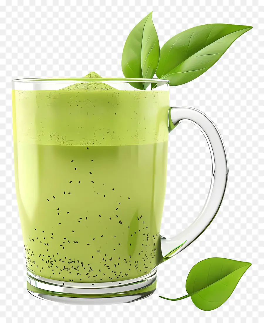 Té Verde Matcha，Batido Verde PNG