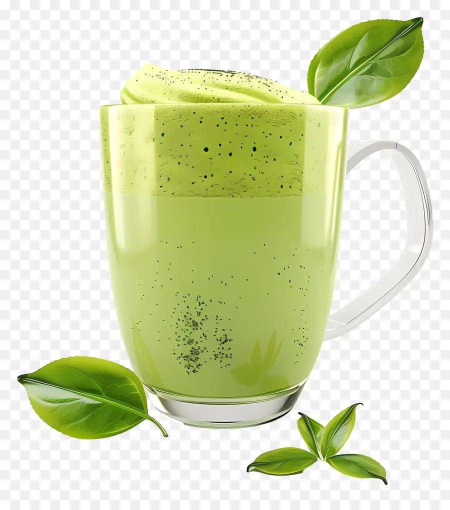 Té Verde Matcha，Batido Verde PNG