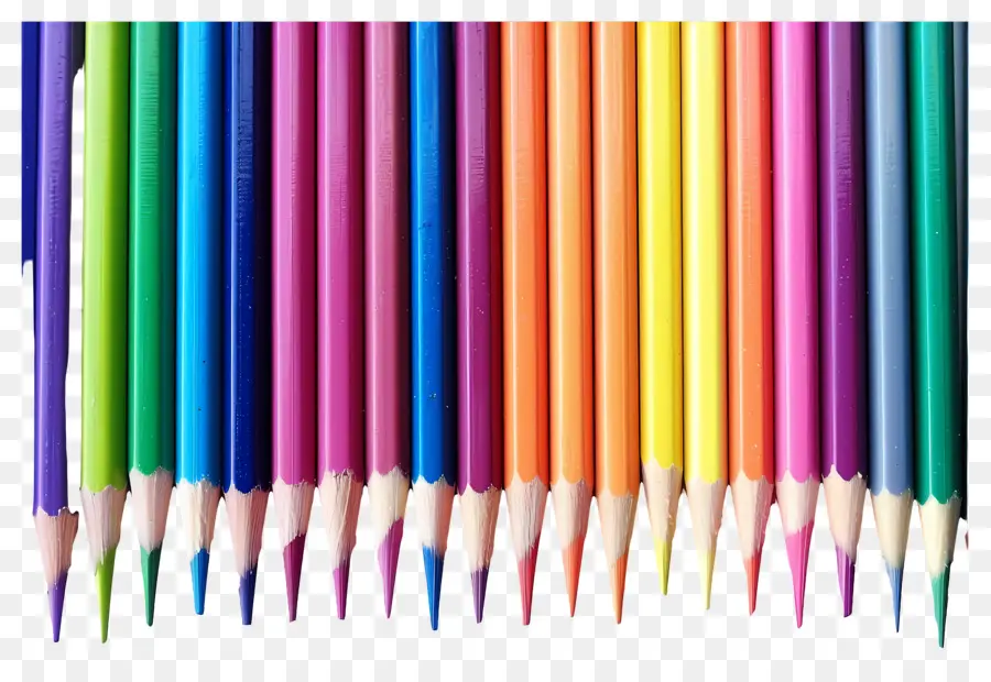 Lápices De Colores，Dibujo PNG