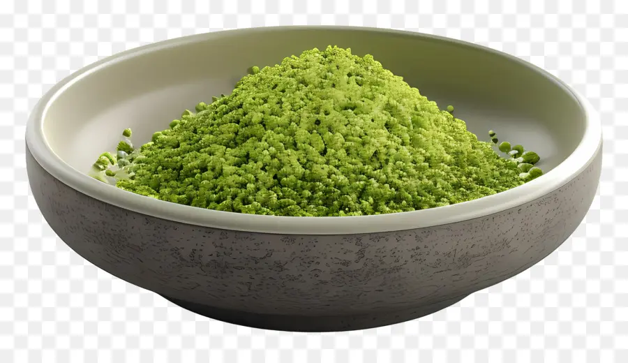 Polvo De Matcha，Gránulos Verdes PNG