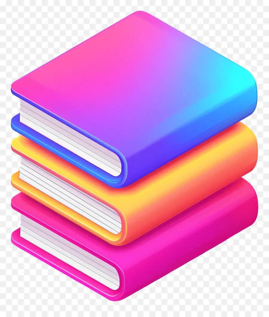 Logotipo Del Libro，Libros Coloridos PNG