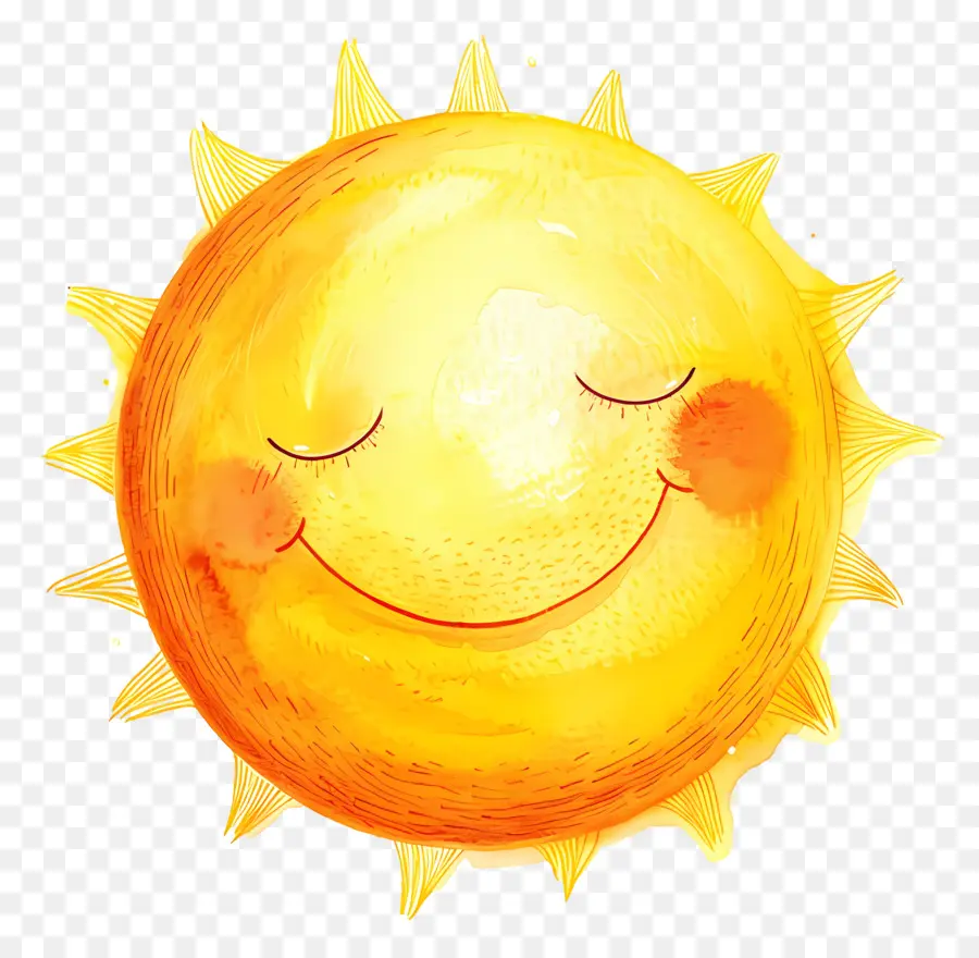 Sol Kawaii，Sol Sonriente PNG