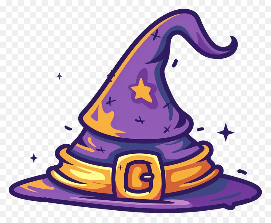 Gorra De Halloween，Sombrero De Bruja PNG