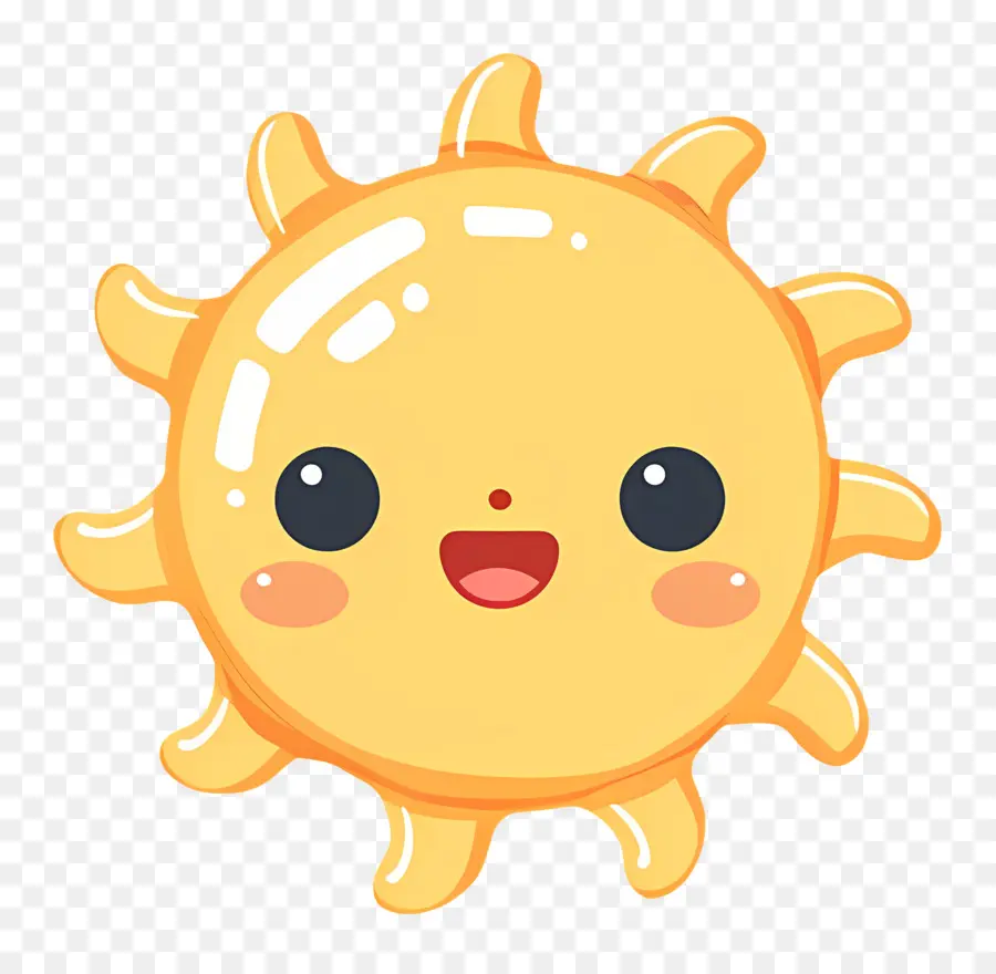 Sol Kawaii，Lindo Sol PNG