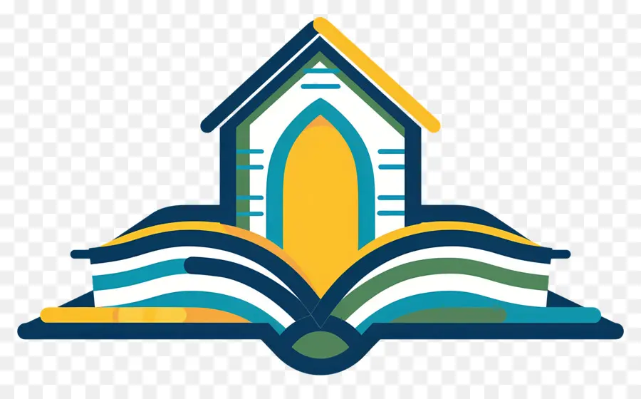 Logotipo Del Libro，Libro Y Casa PNG