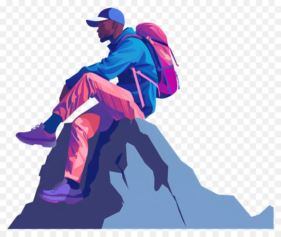 Hombre Solo，Caminante PNG