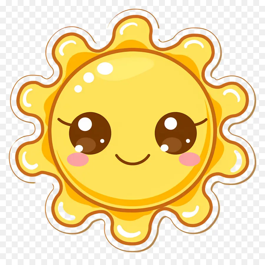 Sol Kawaii，Lindo Sol PNG