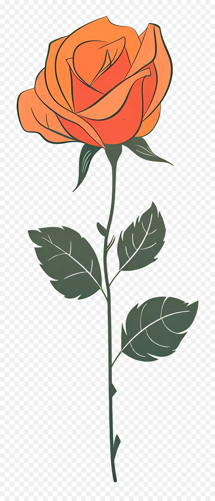 Rosa única，Rosa Amarilla PNG