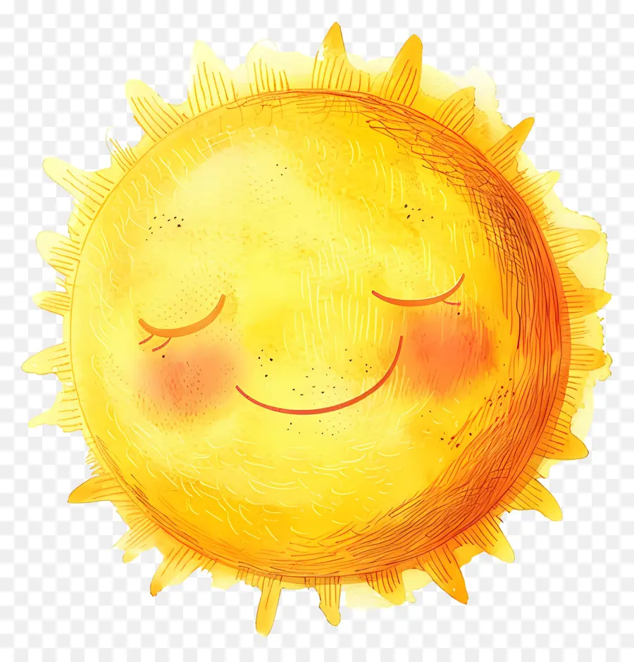 Sol Kawaii，Sol Sonriente PNG