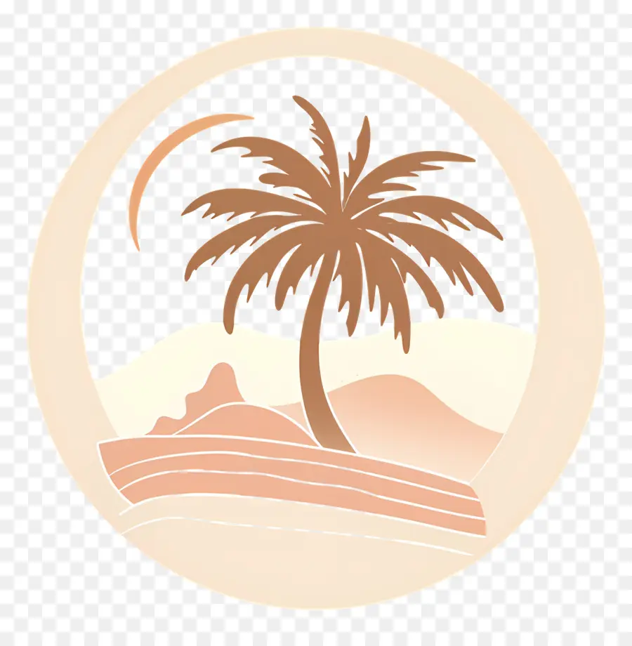 Logotipo De Playa，Palmera PNG