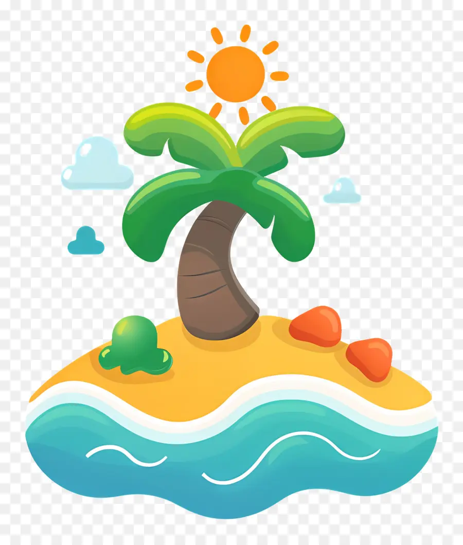 Logotipo De Playa，Isla PNG