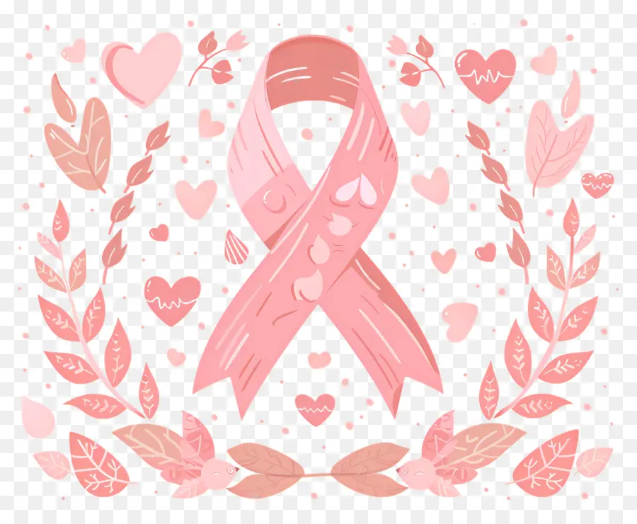 Concientización Sobre El Cáncer De Mama，Cinta Rosa PNG