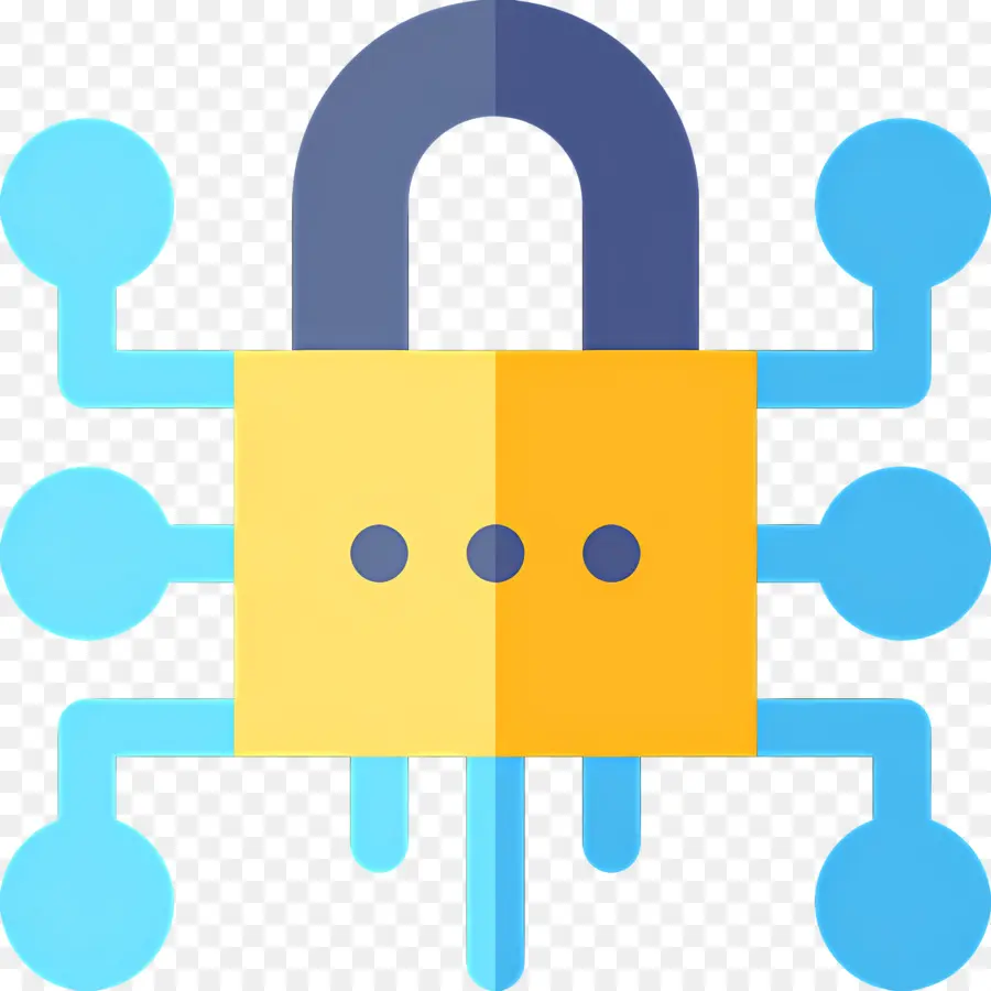 Seguridad Cibernética，Icono De Candado PNG