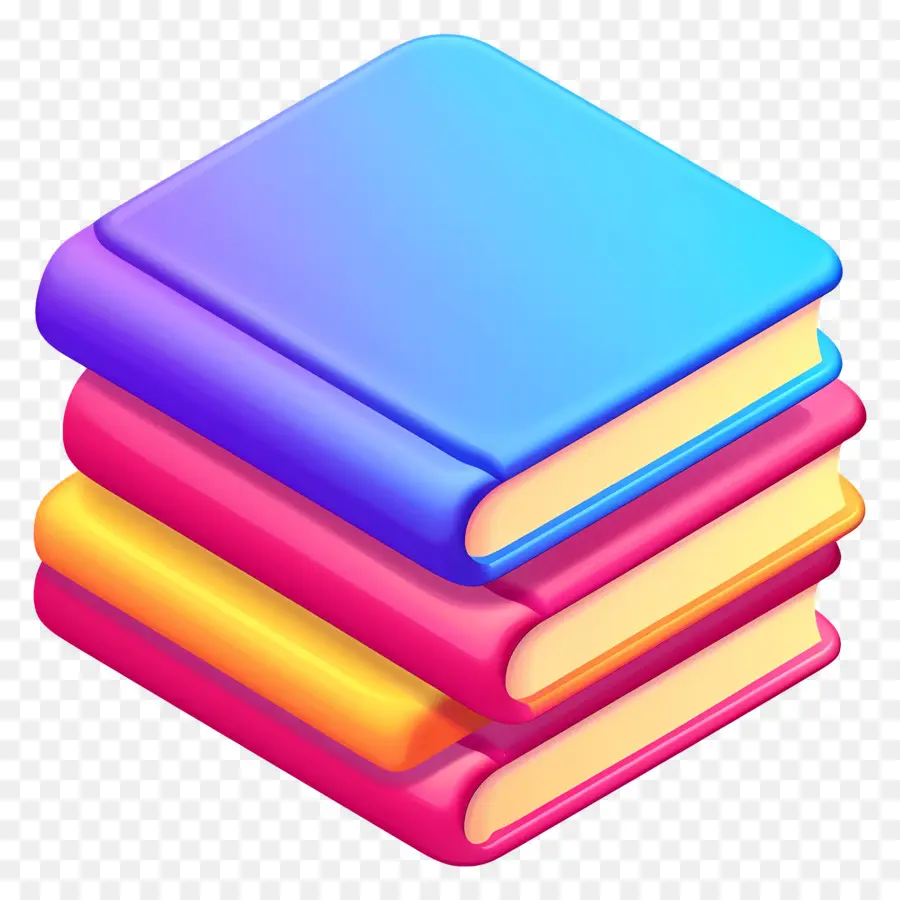 Logotipo Del Libro，Libros Coloridos PNG