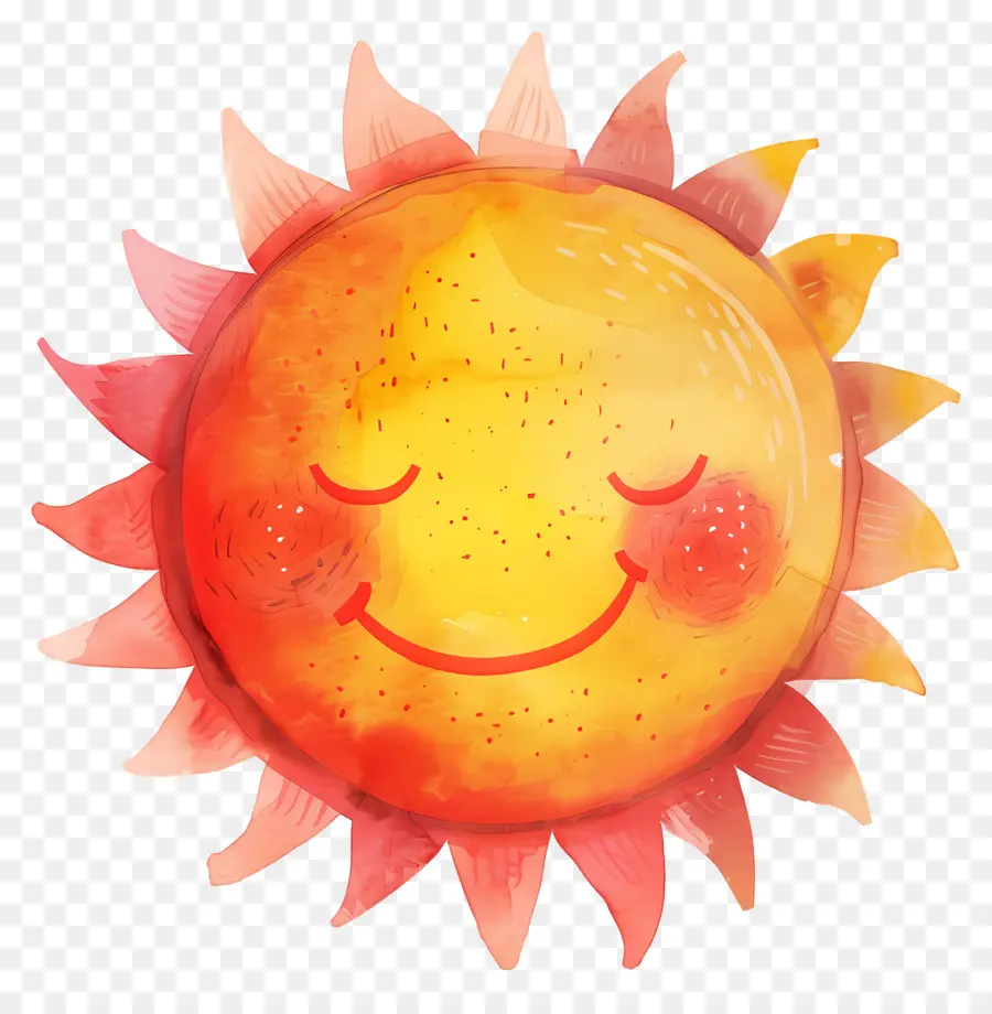 Sol Kawaii，Sol Sonriente PNG