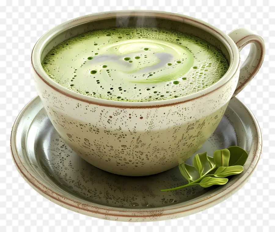 Té Verde Matcha，Taza De Té Verde PNG