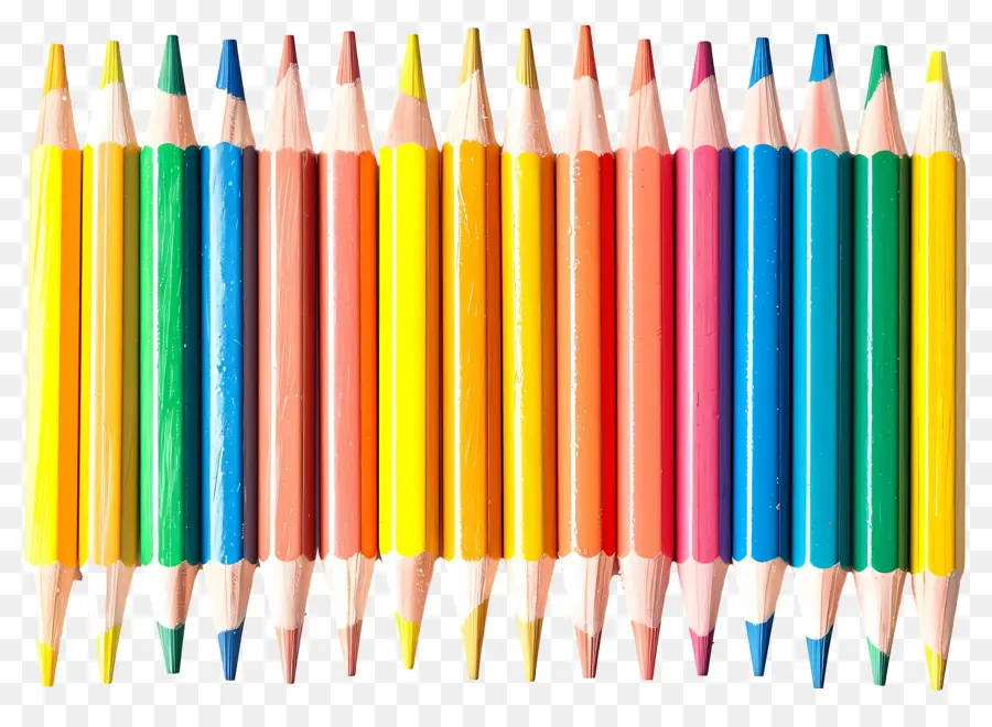 Lápices De Colores，Dibujo PNG