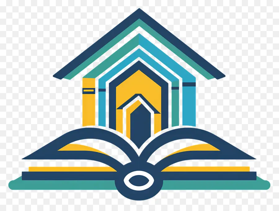 Logotipo Del Libro，Libro Y Casa PNG