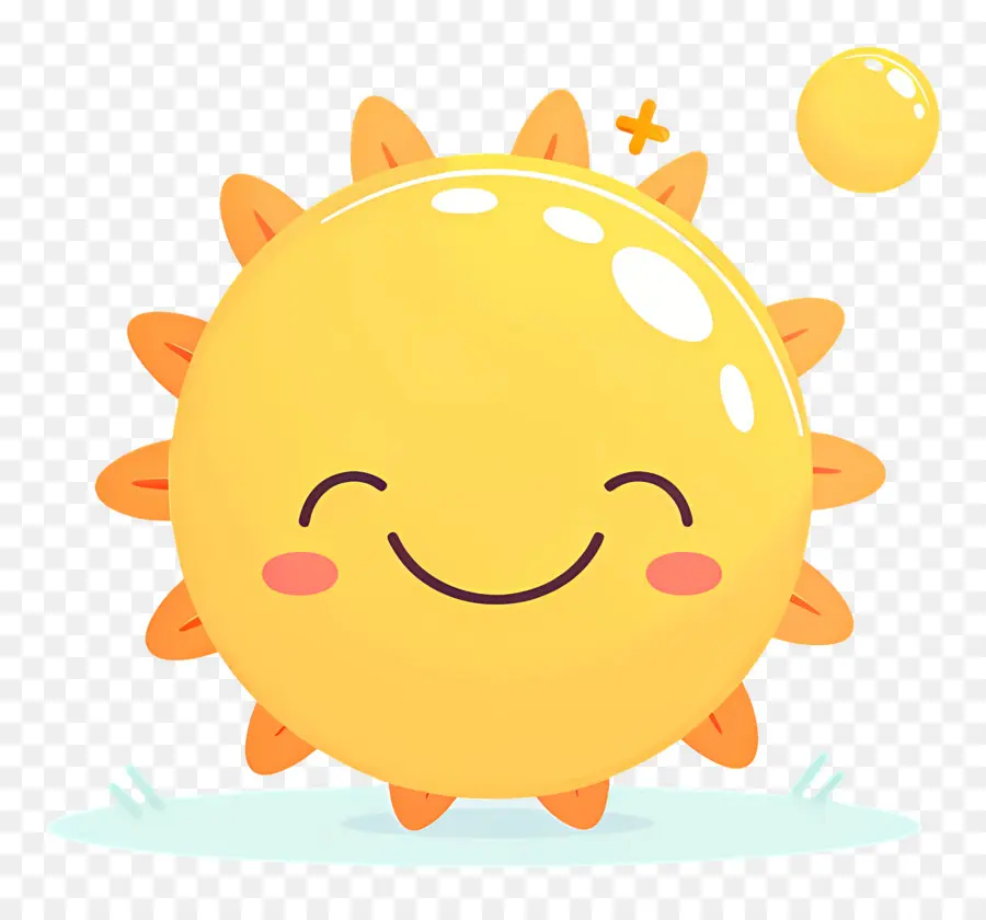 Sol Kawaii，Sol Sonriente PNG