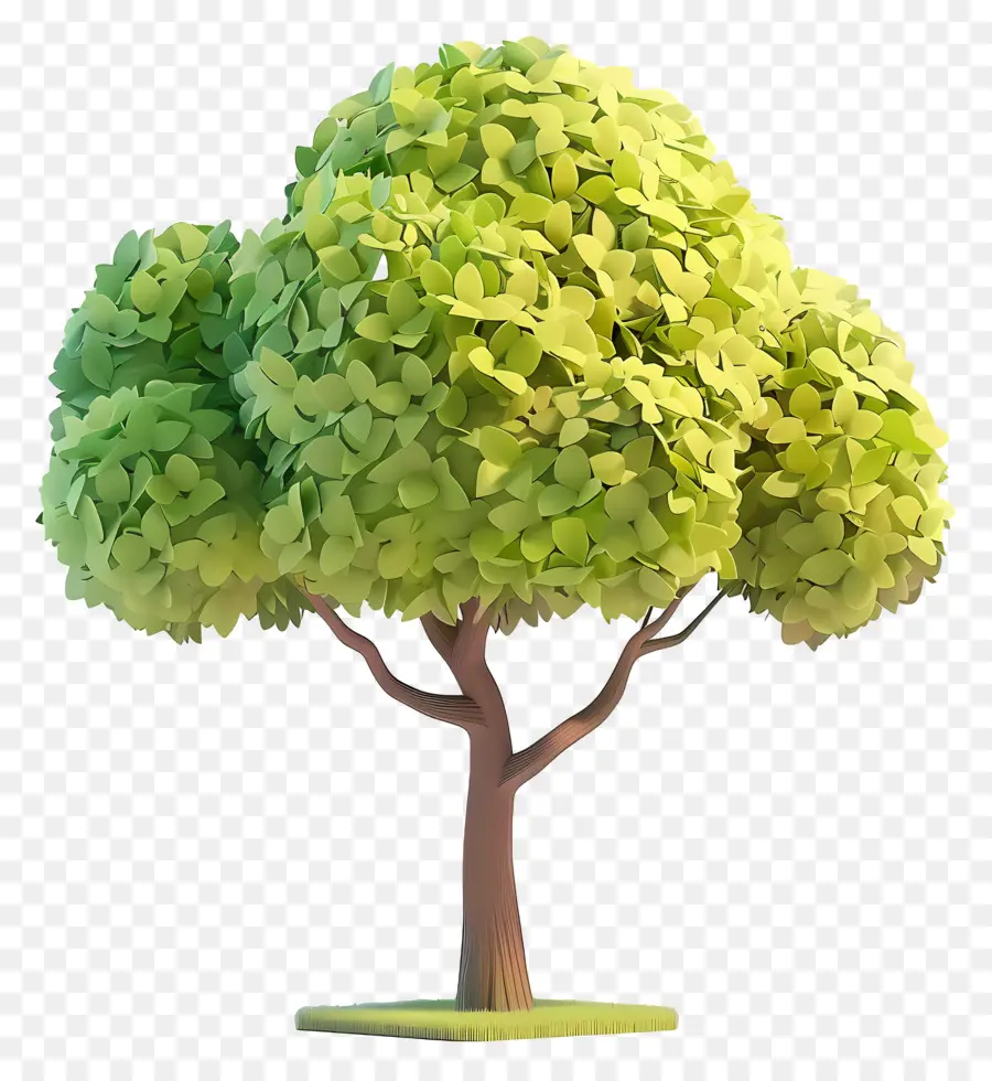 Árbol Animado，árbol Estilizado PNG