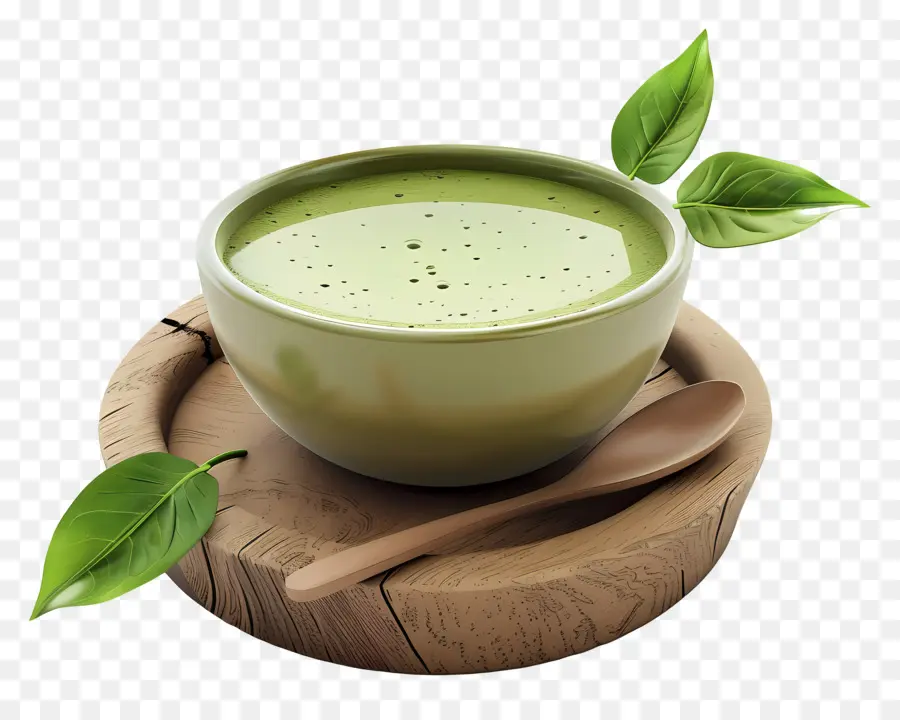 Té Verde Matcha，Tazón De Té Verde PNG