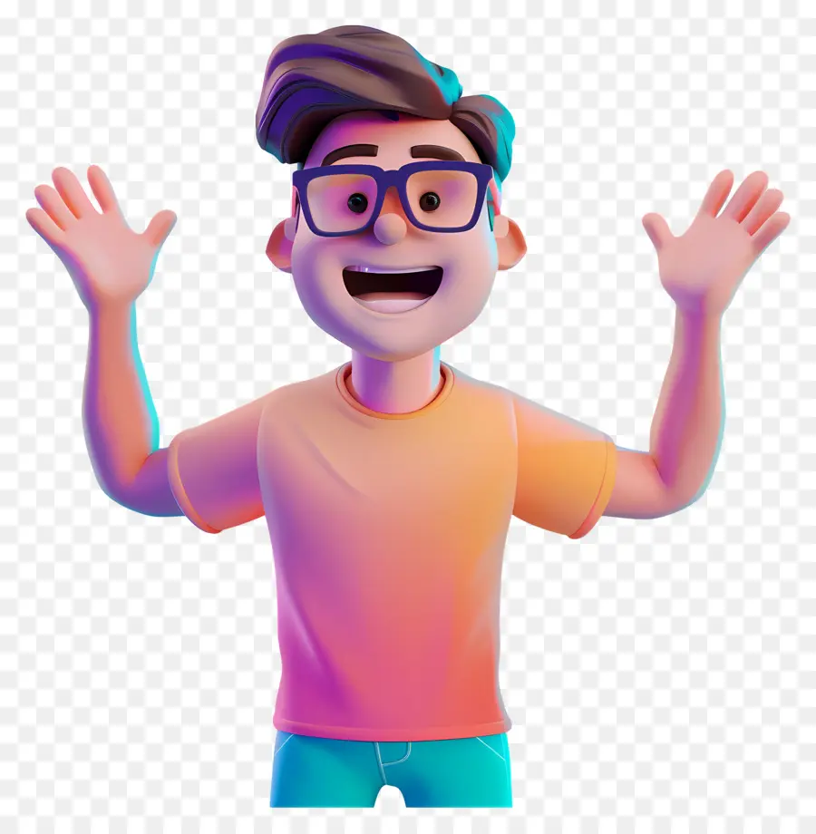 Gente Feliz，Personaje De Dibujos Animados PNG