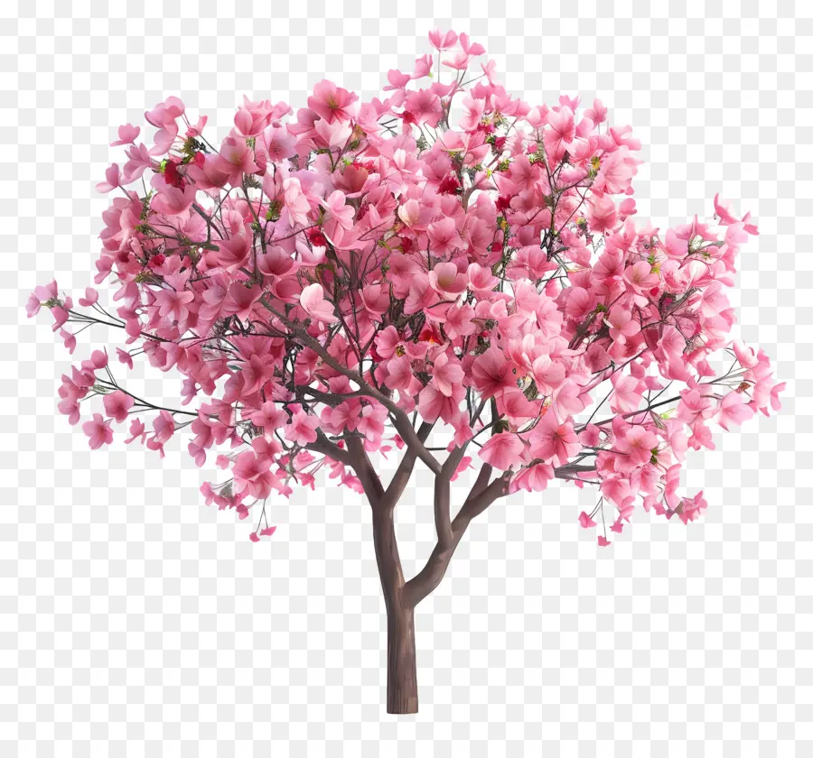 Árbol Animado，árbol Rosa PNG