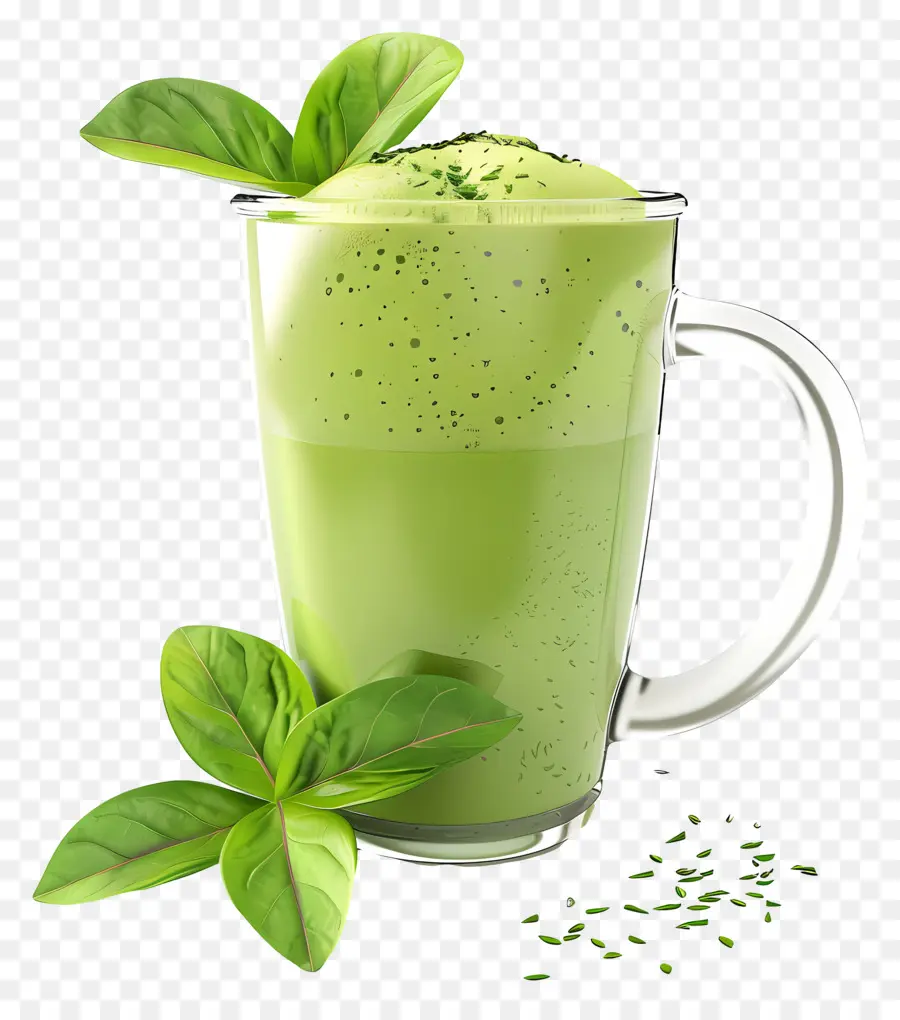 Té Verde Matcha，Batido Verde PNG