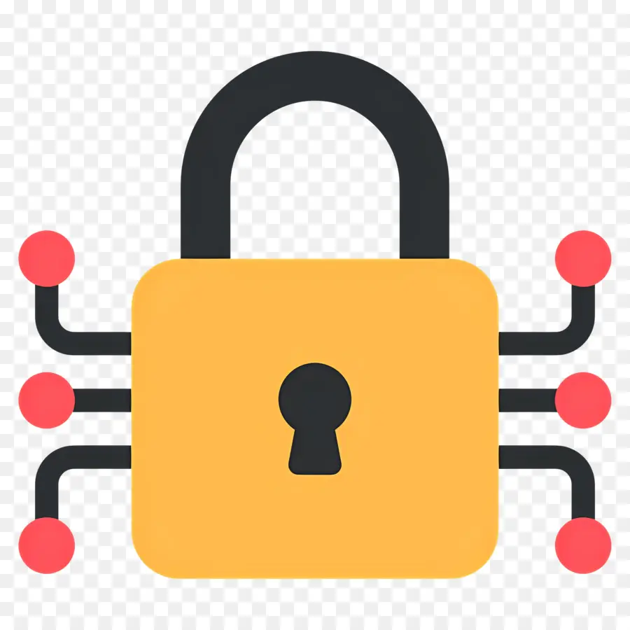 Seguridad Cibernética，Icono De Candado PNG