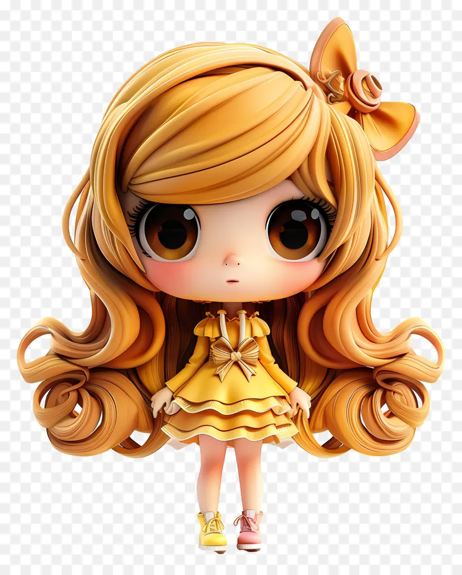 Chica Chibi，Linda Muñeca PNG