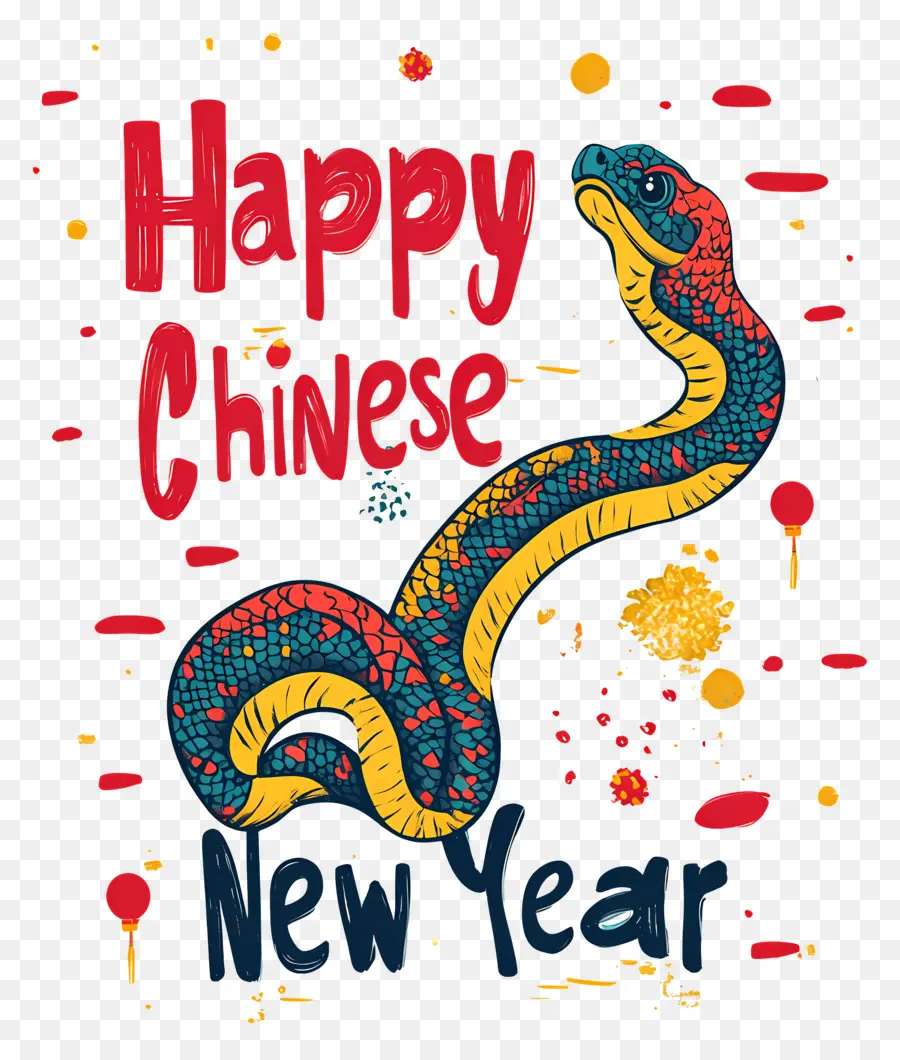 Año Nuevo Chino，Serpiente Del Año Nuevo Chino PNG