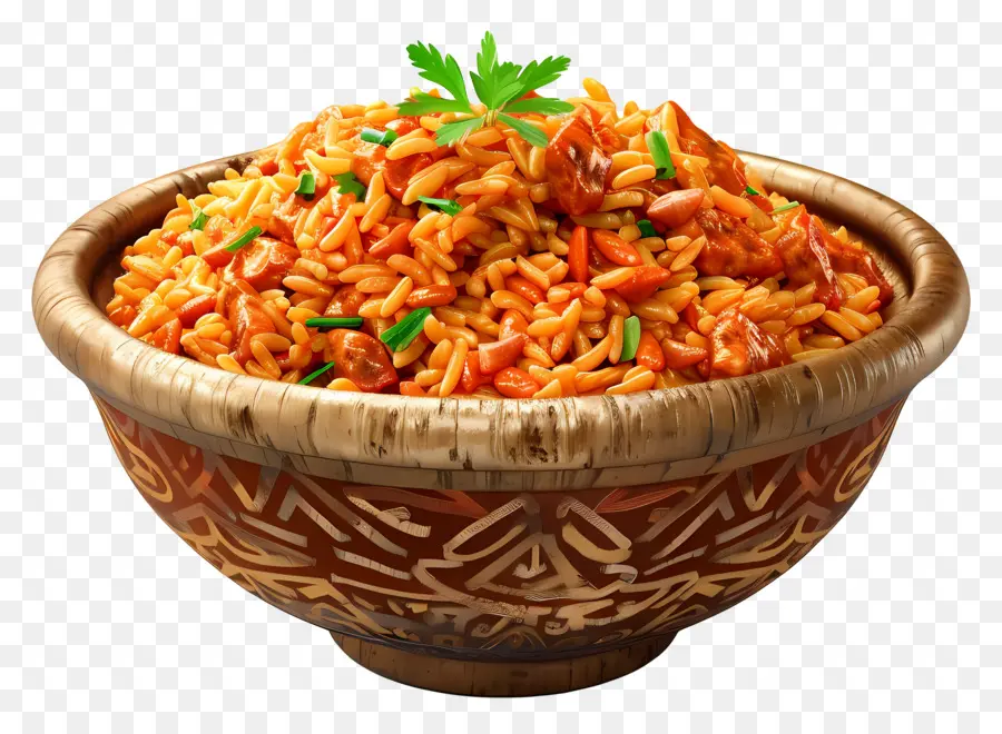 Comida Africana，Cuenco De Arroz Decorativo PNG