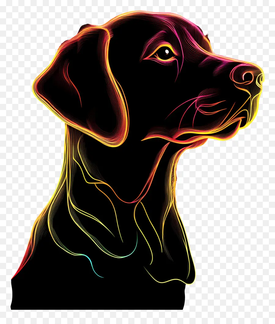 Linea De Neon，Perro De Neón PNG