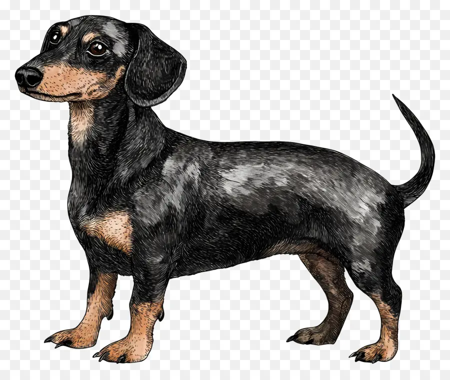 Perro Animado，Perro Salchicha PNG