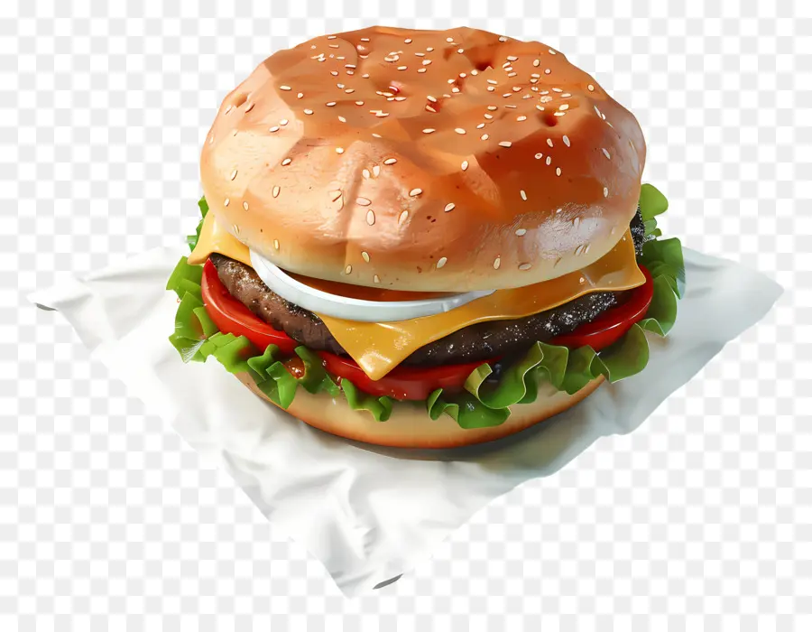 Hamburguesa Simple，Hamburguesa PNG