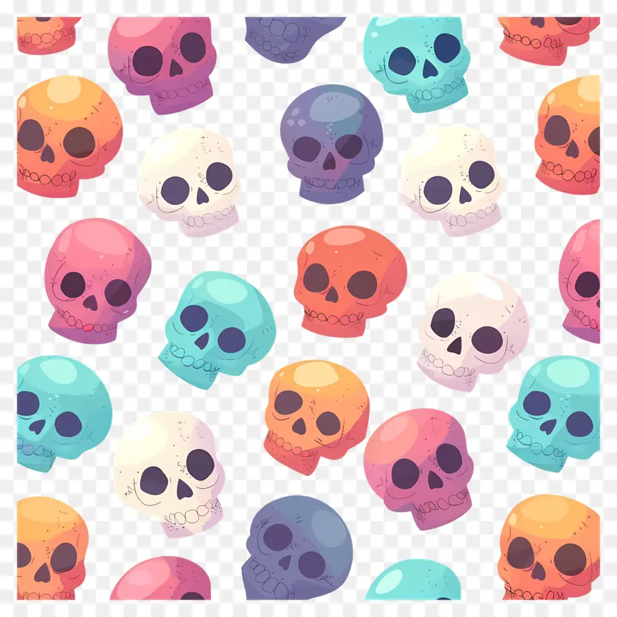 Lindas Calaveras，Calaveras Coloridas PNG