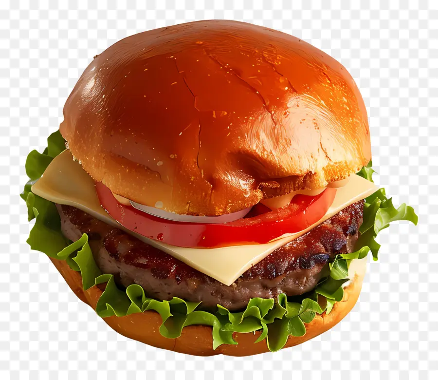 Hamburguesa Simple，Hamburguesa Con Queso PNG