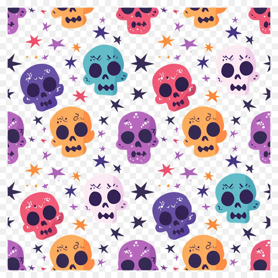 Lindas Calaveras，Calaveras Coloridas PNG