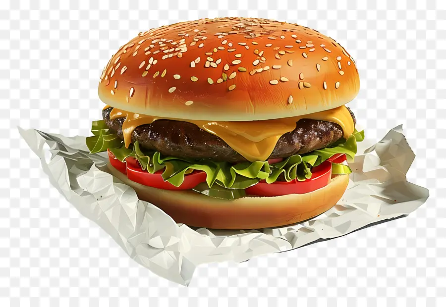 Hamburguesa Simple，Hamburguesa Con Queso PNG