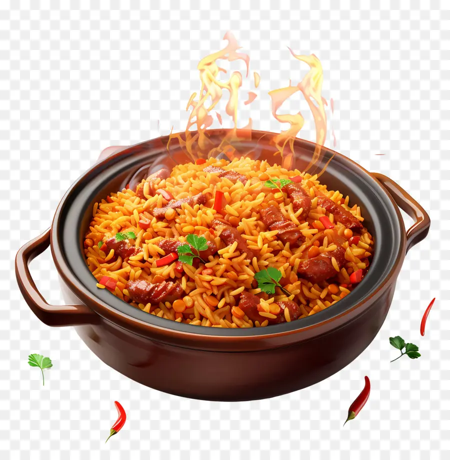 Comida Africana，Plato De Arroz Picante PNG